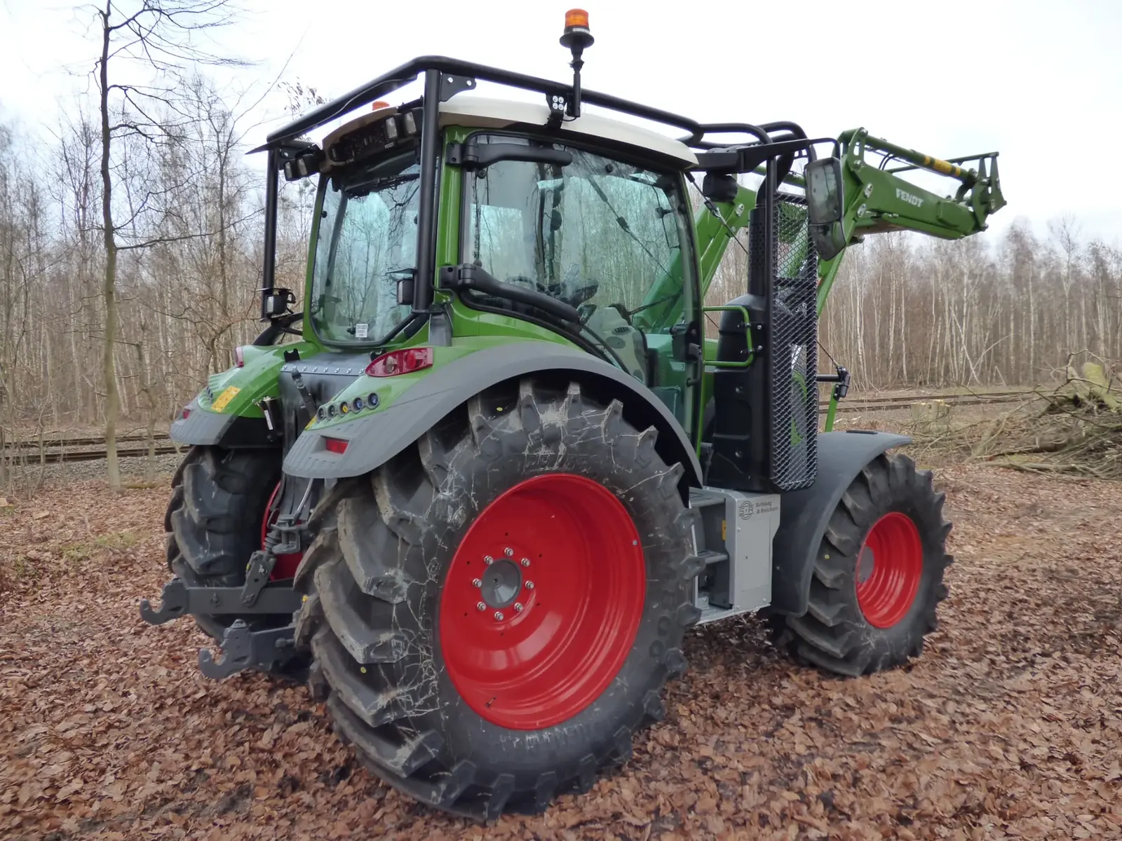 Réalisation de blindage forestier et protection forestière Fendt 300 - 02