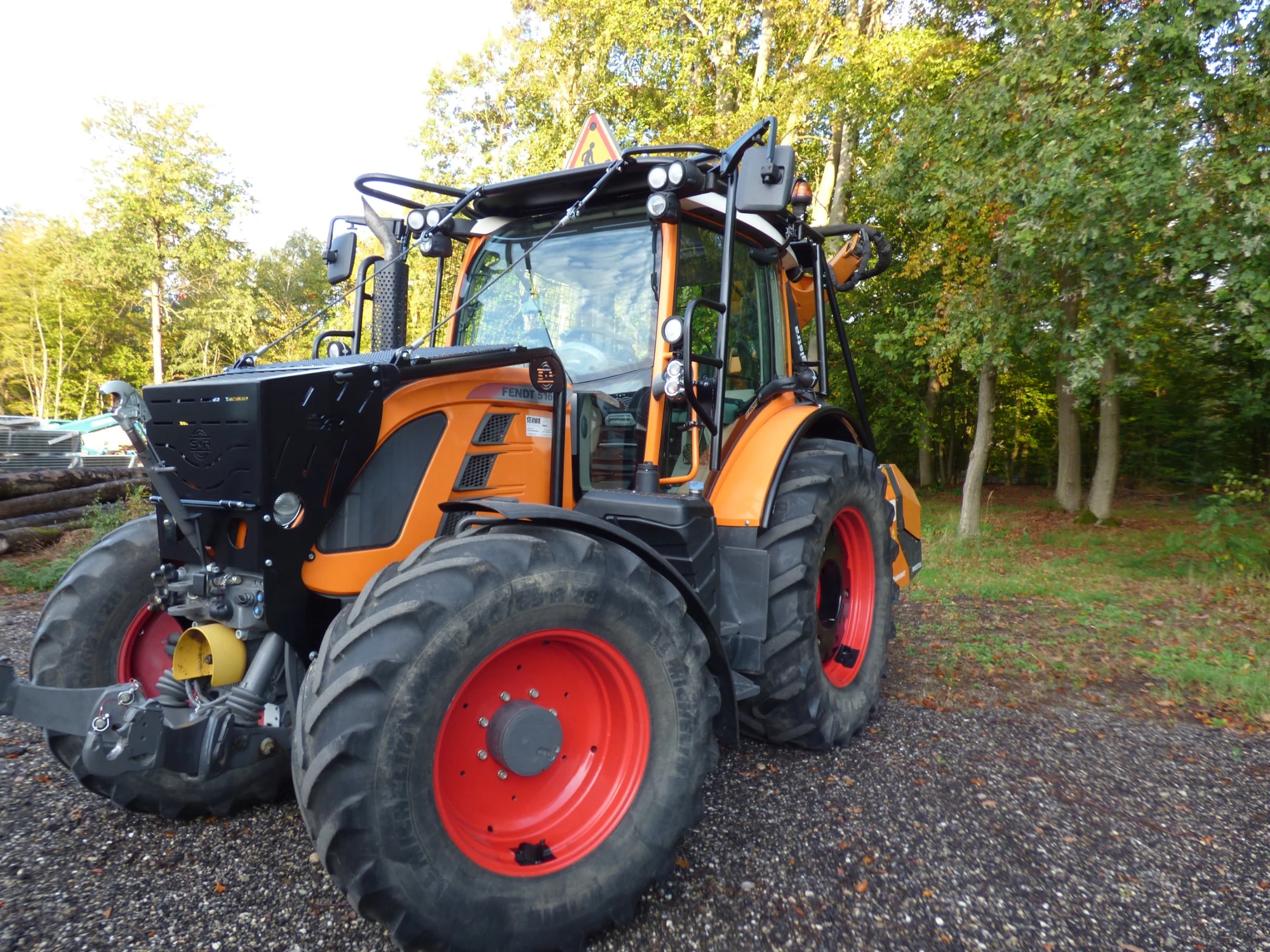 Réalisation de blindage forestier et protection forestière Fendt 500
