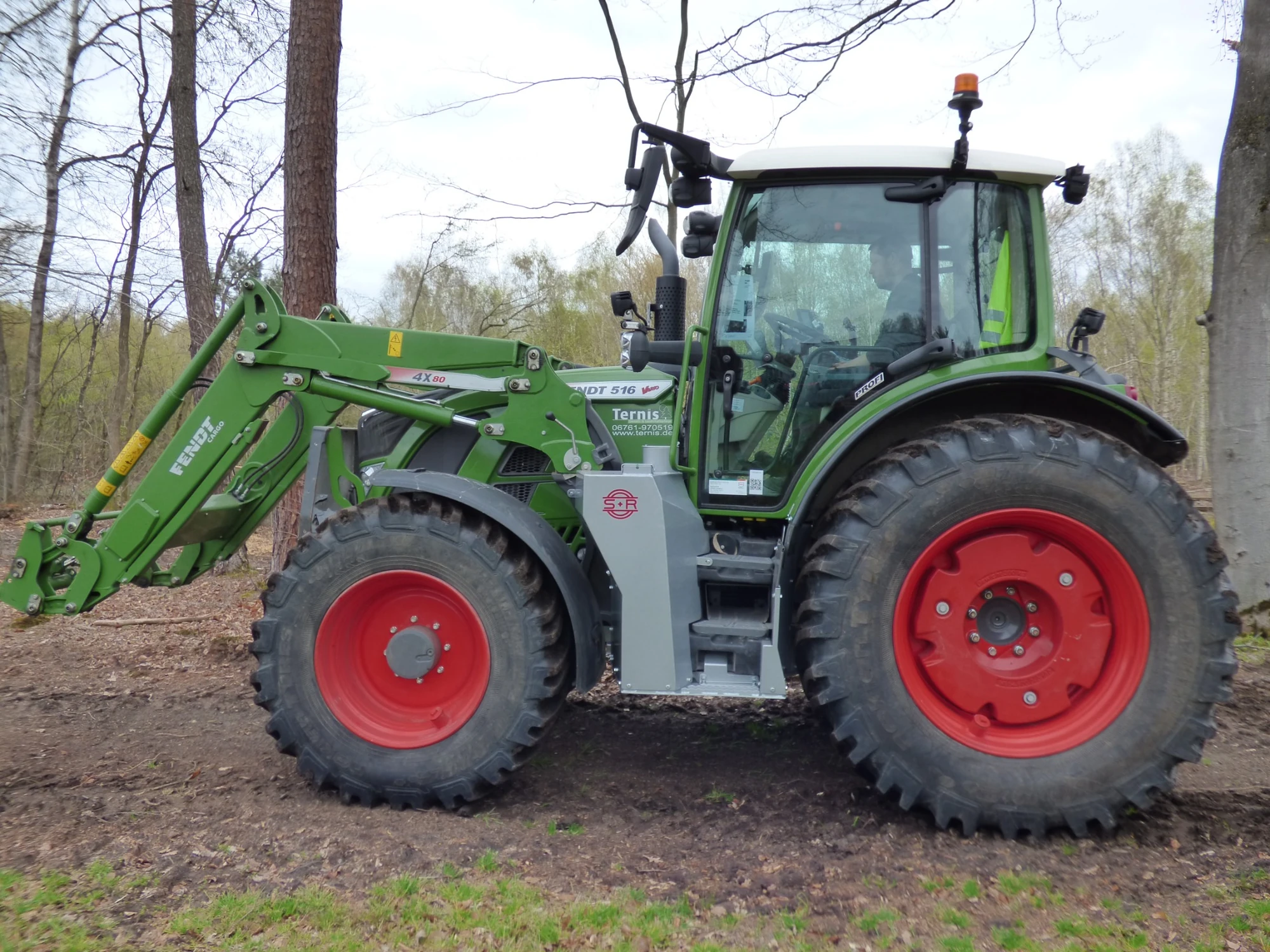 Réalisation de blindage forestier et protection forestière Fendt 500