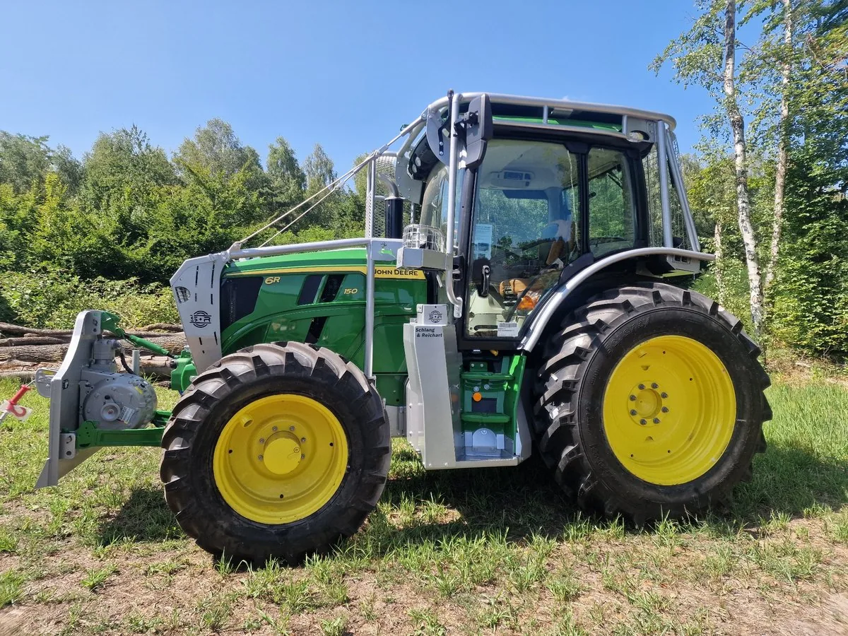 Blindage forestier et protection forestière pour tracteur John Deere