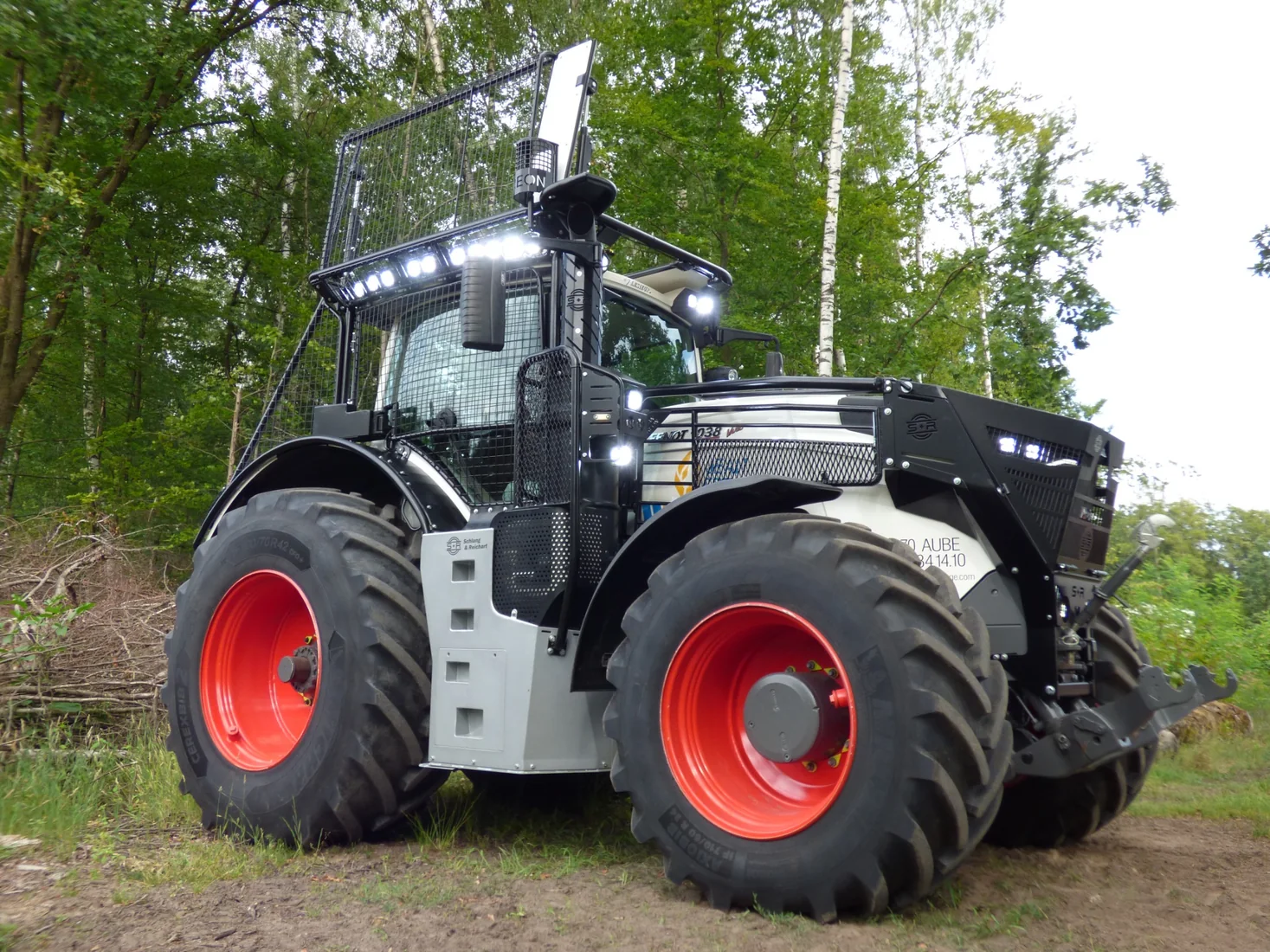 Blindage forestier complet Fendt 1000 avec protections cabine et capot