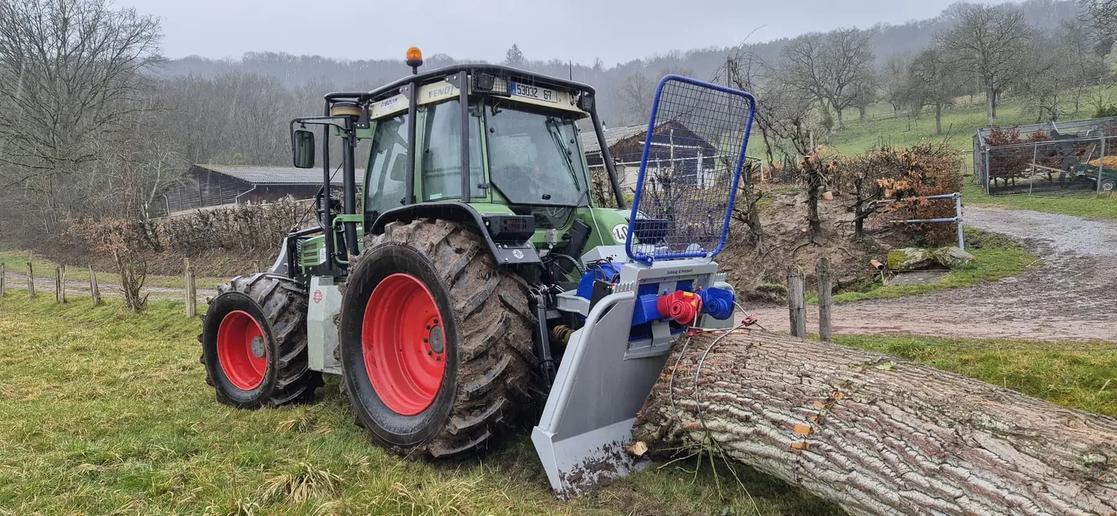 Treuil forestier Schlang & Reichart distribué par S&R Equipement Forestier